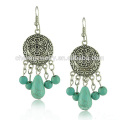 New Model Cheap Beaded Tassel Vintage Turquoise Ladies Earrings Designs SSEH036